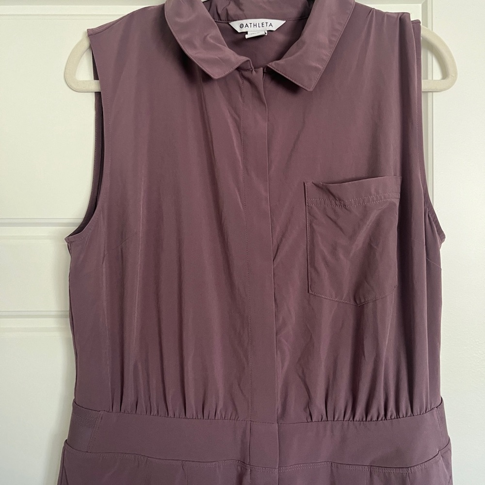Athleta Brooklyn Heights Jumpsuit - light purple
